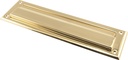 Hillman 852390 2" X 11" Mail Slot, Solid Brass, Bright Brass Finish, 1 Pack