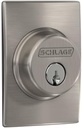 SCHLAGE Century Satin Nickel Metal Deadbolt