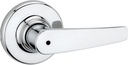 Kwikset 93001-890 Delta Privacy Bed/Bath Lever in Polished Chrome