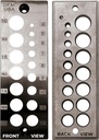Doweling Tool - Premium Dowel Maker Tool, Versatile Dowel Plate, High-Grade A2 Steel for Woodworking, Made in USA - Metric 16 Holes, Multi-Size