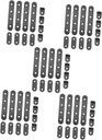 GLEAVI 120 Pcs Angle Code Bracket Corner Brace Bracket Angle Brackets Joint Angle Bracket Small Shelf Bracket Corner Bracket Shelves L Brackets for Wood Flat Bracket Stainless Steel Metal