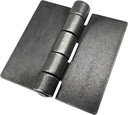 4” Heavy Duty Weldable Hinges – Book Hinge – Weld on Hinges - Steel Butt Hinge - Weld on Butterfly Hinges for Heavy Gates & Doors - Weldable Steel Hinge - Metal Weld Hinges