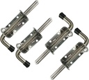 BANCHELLE Spring Latch Pin Shed Latch 304 Stainless Steel for Door Gate Van Container 4 PCS, 128 Mm