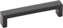 Emtek Keaton Pull Available in 7 Sizes and 6 Finishes - 86716US19 - (Center to Center 5") - Flat Black (US19)