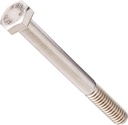831522 1/4-20 X 2-1/2-Inch Stainless Steel Hex Cap Screw, 50-Pack, 2.5 Inches, No Color