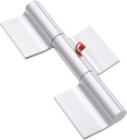 9 Inch Heavy Duty Aluminum Weld on Hinge Greaseable Ramp Gate Weld on Hinge for Trailer and Truck Universal, 9"L X 1.25"W