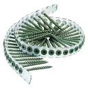 08D200W, Drywall Screws, No. 8, 2 In. L, Flat, PK1000