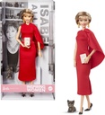 Barbie Inspiring Women Collectible Doll, Isabel Allende in Red Dress & Book Accessory & Pet