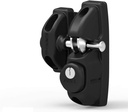 Safetech Hardware Single Sided Key Lockable Gravity Gate Latch W/ 2 Independent Latching Hooks for Added Security, Safe Fence Gate Latch Lock for Metal, Wood, and Vinyl Fences (SLV Viper X1 Black)