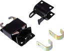 Speeco Two Way Lockable Gate Latch for Metal Gates with 1-1/4" to 1-1/2" Diameter, Black, Part Number S16100700