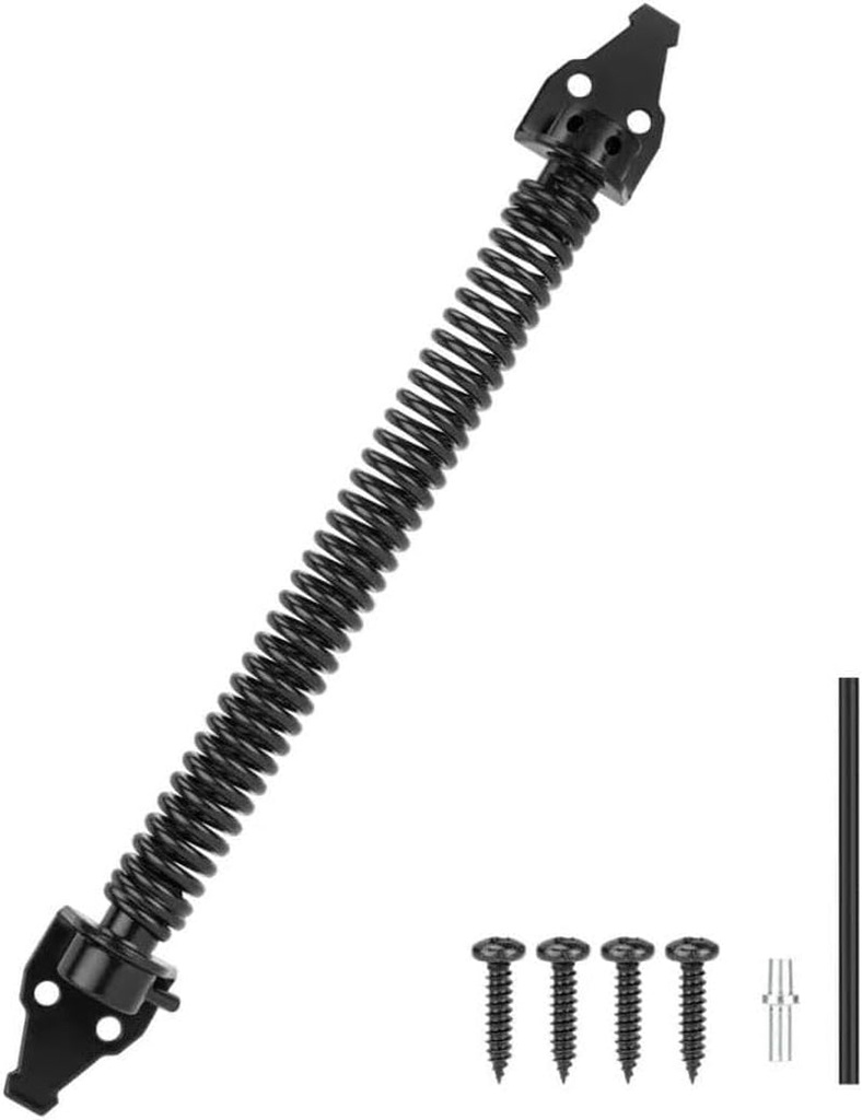 Self Closing Gate Spring - Heavy Duty 14” Adjustable Closure