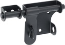 Alise Gate Latch Slide Bolt with Padlock Hole Gate Locks for Outdoor Fence Gate for Wooden Fence Shed Door Barrel Bolt Latch Gate Hardware,4 Inch Solid Stainless Steel Black Latch