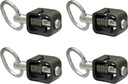 Buyers Products B2598H Weld-On 5/8" Spring Latch Assembly with Plain Tube, Spring Loaded Bolt, 4.68" X 2.53", Heat Treated Pin, Utility Gate Latch , Black