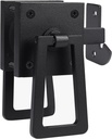BARNSMITH Heavy Duty Gate Latch, Double Side Gate Latches, Matte Black Fence Latch, Garden Door Latch, Pool Gate Latch