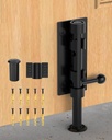 Barrel Bolt Latch, 6" Shed Door Latch, Heavy Duty Slide Bolt Gate Latch, Hardware Gate Drop Rod Bolt Lock for Barn Door, Wooden Fence, Slide Door, Courtyard Door, Backyard, Outdoor Gate (Black - 1Pc)