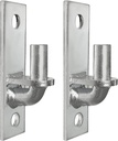 Wall Mount Gate Hinge, Gate Hinges Heavy Duty, 2 Pack Chain Link Fence Gate Hinges, Wall Mount Gate Hinges with 5/8 Hinge Pin (Screws Not Included)