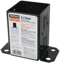 8 Pack Simpson Strong Tie FPBB44 E-Z Base 4X4 Post Base with Black Finish