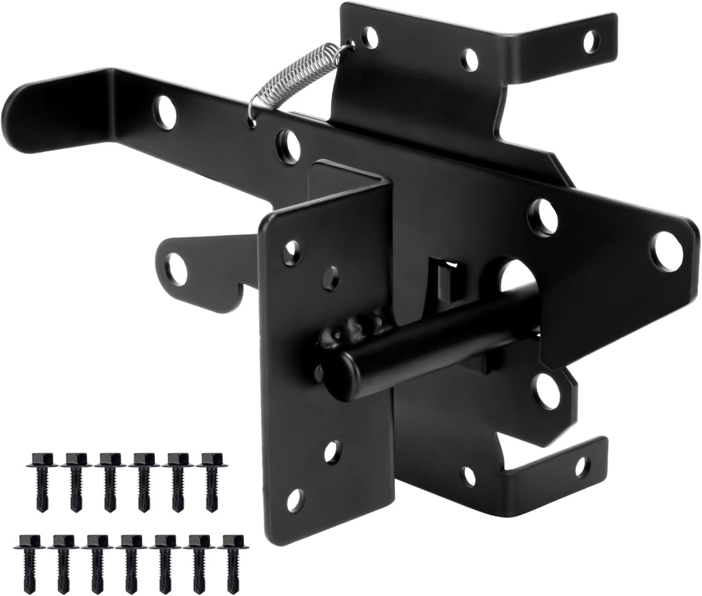 Heavy Duty Self-Locking Gate Latch for Pool & Yard