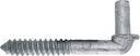 Wood Post Screw in Lag Screw Hinge 4-1/2" - Screw in Hinge for Wood Posts, Wall Etc. - Lag Screw Hinge with 5/8" Pin