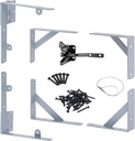 Gate Hardware Kit - anti Sag Gate Kit, Heavy Duty Gate Corner Brace Bracket No Sag Kit for Shed Doors, Wooden Fences, Driveway Gates, Corral Gates, Wood Windows