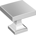 Amerock 10BX3702426 | Polished Chrome Cabinet Knob | 1-1/16 Inch (27Mm) Length | 10 Pack | Pedestal | Furniture Hardware