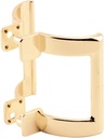 Prime-Line M 6159 Diecast Shower Door Handle Set for Shower Doors or Tub Enclosure, 2” Hole Center, Brass (Single Pack)