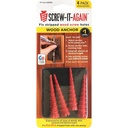 Manufacturer Screw-It-Again Sia Wood Anchor - 4 Pack of 4