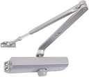 9505A Aluminum #5 Door Closer with Dual Valve for 48" Doors, 187-264LBS