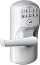 Schlage FE595 PLY 626 ELA Plymouth Keypad Entry with Flex-Lock and Elan Style Levers, Brushed Chrome