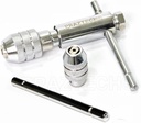 PRAZTECH® Interchangeable Reversible Ratchet T-Handle Tap Wrench Holder Set | Premium Quality Finish | Easy Use Workshop DIY Tool