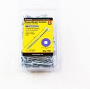 Fastcap Powerhead Wood Screws with Oversized Flat Head - Self-Tapping Point - 3", #2 Square Drive, Zinc Finish, 150-Pack - 02193