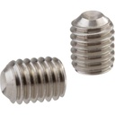 Socket Set Screw, Cup Point, 5-40 X 3/16", Stainless Steel, 18-8, Hex Socket Drive (Quantity: 100) Coarse Thread, 5 Grub/Blind/Allen/Headless Screw, Length: 3/16 Inch*