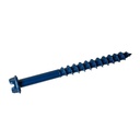 1/4 X 3 1/4 Simpson Hex Head Titen Turbo Concrete and Masonry Screw Anchor Zinc Plated W/Ceramic Coat Blue (5/16 in Hex) - Box (100)
