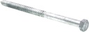 Prime-Line 9057586 Hex Lag Screws, 5/8 In. X 10 In, A307 Grade a Hot Dip Galvanized (5 Pack), Zinc