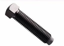 Square Head Set Screw, Dog - Half, 5/8-11 X 1 1/4", Alloy Steel Case Hardened, Black Oxide, Full Thread (Quantity: 50) Coarse Thread, 5/8 Inch Square Head Bolts, Length: 1 1/4 Inch