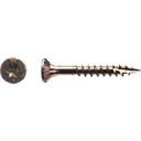 (5 Lb) Big Timber 5YTX8114 8 X 1-1/4-Inch Gold Star Flat Head Screws Approx. 1155