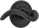 Loch Rosette Privacy with Tine Lever in Black Iron - Left Handed