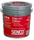 Senco 08T125W Duraspin #8 X 1-1/4-Inch, Cement Board Collated Screw, 1,000 Ct.