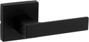 Kwikset Singapore Interior Privacy Door Handle with Lock, Door Lever for Bathroom and Bedroom, Matte Black Reversible Keyless Turn Lock, with Microban Protection