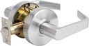 Master Lock SLCHPG26D Heavy Duty Lever Style, Grade 2 Commercial Passage Door Lock, Brushed Chrome/Chrome