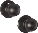 Kwikset Polo Interior Passage Door Knob, Handle for Closet and Hallway Doors, Non-Locking Doorknob, Venetian Bronze