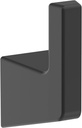 Amerock BH36000MB | Matte Black Single Robe Hook | 3-9/16 In. (90 Mm) Length Towel Holder | Blackrock | Towel Hook for Bathroom | Bathroom Hardware | Bath Accessories