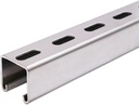 Metal Strut Channel with Slotted Back 300Mm/11.81" 304 Stainless Steel U Channel 1 Pcs Framing Steel Channel - Efficient Support Solution (Thickness 1.5Mm, Size 41X21Mm)
