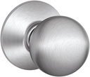 SCHLAGE F10ORB626 Orbit Passage Knob, Satin Chrome