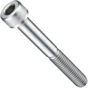 Socket Head Cap Screw, 3-48 X 7/8", Stainless Steel 18-8, Hex Socket (Quantity: 100) Coarse Thread, 3 Hexagonal Allen Bolt, Length: 7/8 Inch, Partial Thread