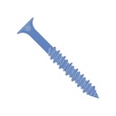 3/16" X 3 3/4" Concrete Screws/Phillips/Flat Head/Blue Perma-Seal/Case Hardened Steel / 1 Drill Bit per Box (Carton: 100 Pcs)