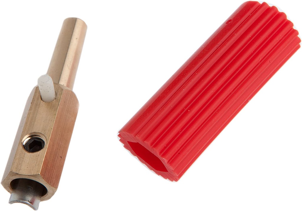 Forney 57902 3/8-Inch Male Red Sure Grip Plug for Welders