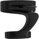 Kwikset Prague Front Door Handle No Lock, Entry Handleset Exterior with Interior Door Knob, Non-Locking, Matte Black, Deadbolt Not Included, with Microban Protection