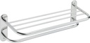 Moen 5208-241PS 24-Inch Hotel Shelf with Single Towel Bar, Stainless