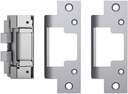 2 Set of HES 8000C Complete Pac for Latchbolt Locks, Includes the 801 & 801A Faceplates, Satin Stainless Steel (630), Dual Voltage (12/24 VDC/VAC)